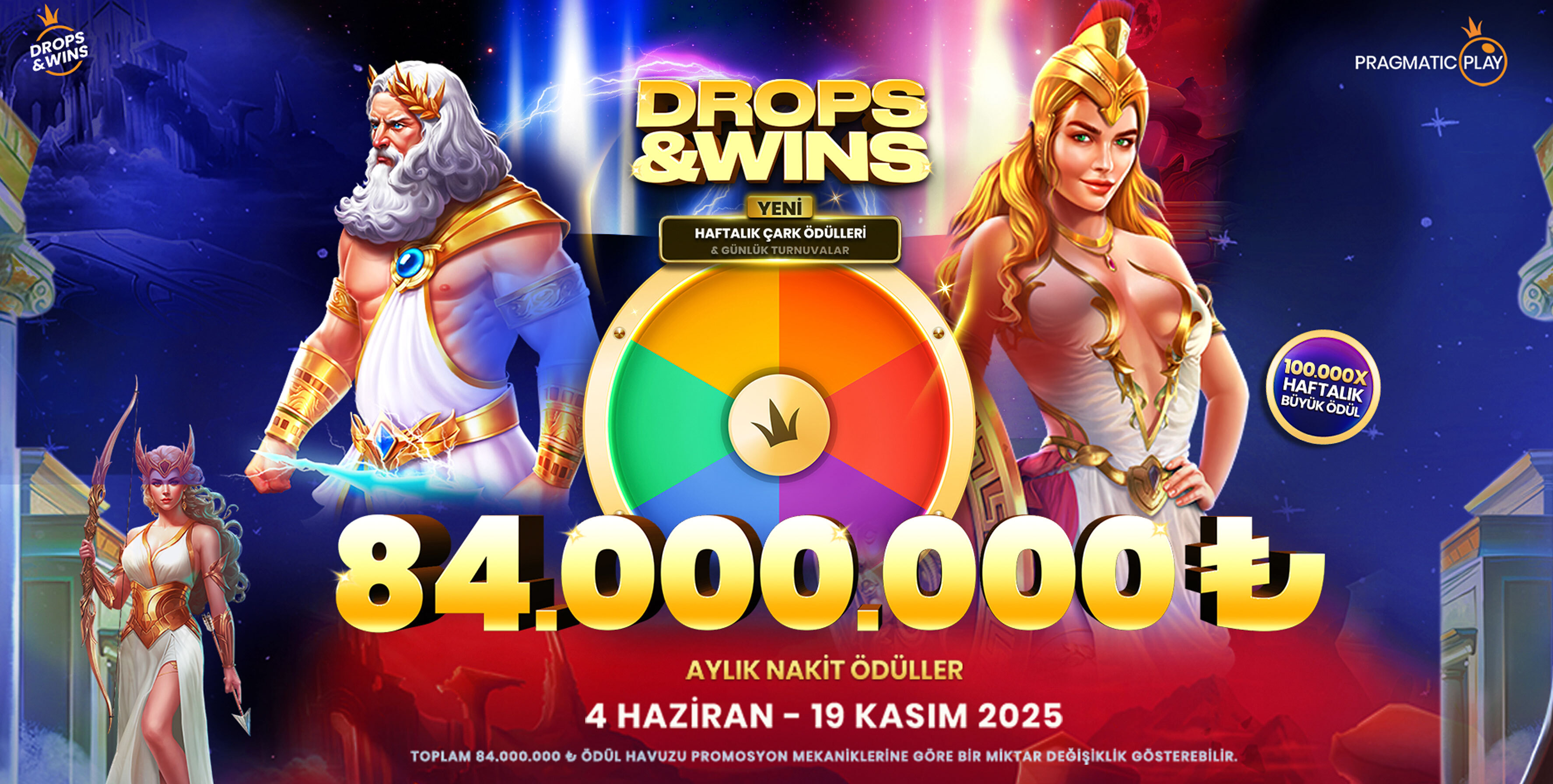 84.000.000 ₺ Pragmatic Play Ödül Havuzu